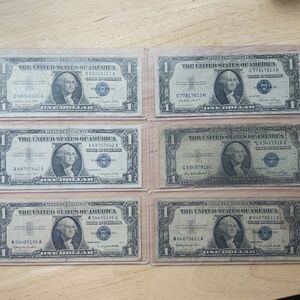 Vintage One Dollar Silver Certificates 1957&1935